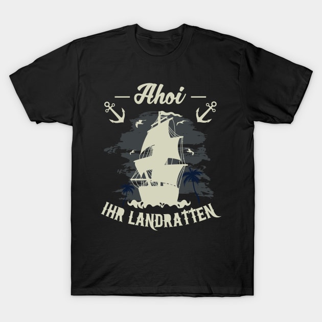 Ahoi Nordsee Design T-Shirt | Shirt für Nordsee Liebhaber T-Shirt by ArtbySteve